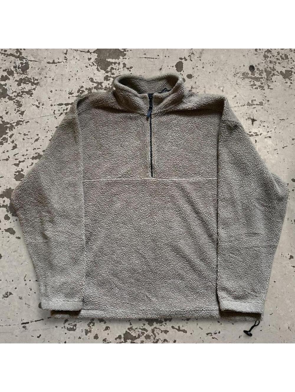 Mens Eddie Bauer Sherpa Quarter Zip Size XL